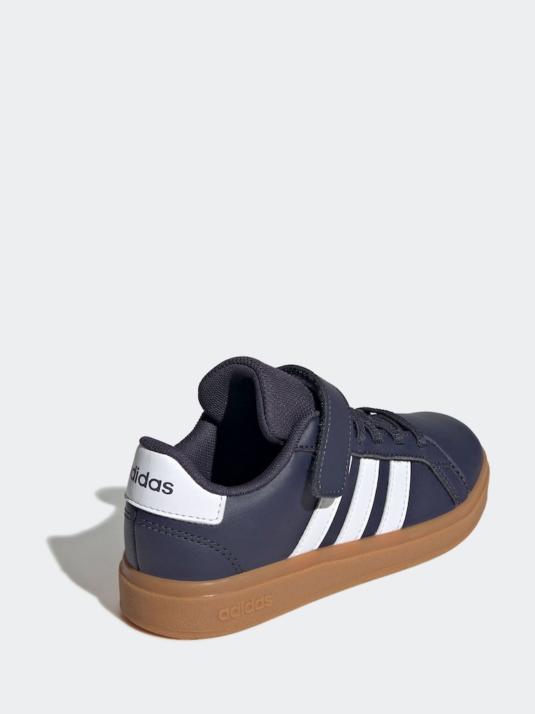 adidas Blue Grand Court 2.0 Trainers - Image 4 of 10