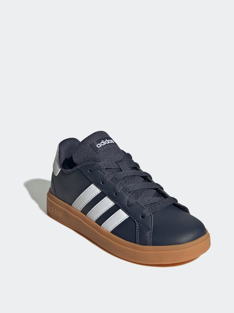 Azul - Zapatillas con cordones Grand Court de adidas - Imagen 1 de 9