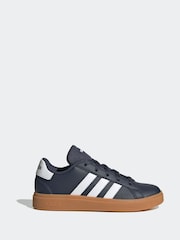 Azul - Zapatillas con cordones Grand Court de adidas - Imagen 2 de 9