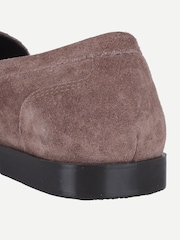 Brun - Off The Hook Sienna Loafers i äkta läder med ruched detalj - Bild 6 av 6