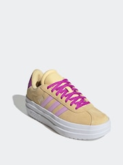 adidas Orange Junior VL Court Bold Trainers - Image 3 of 9