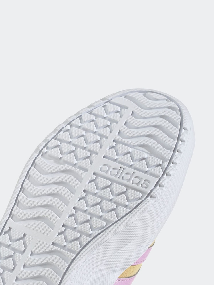 adidas Orange Junior VL Court Bold Trainers - Image 9 of 9