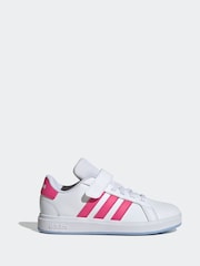 adidas Off White Grand Court 2.0 Trainers - Image 1 of 10