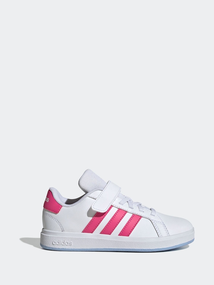 adidas Off White Grand Court 2.0 Trainers - Image 1 of 10