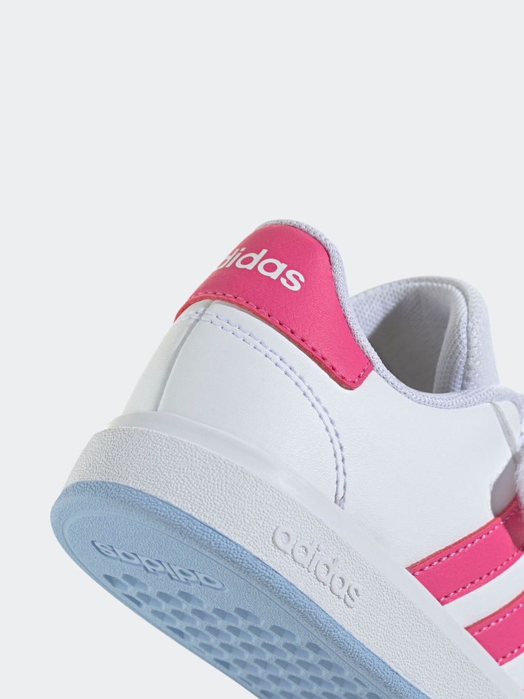 adidas Off White Grand Court 2.0 Trainers - Image 10 of 10