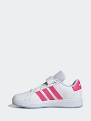 adidas Off White Grand Court 2.0 Trainers - Image 3 of 10