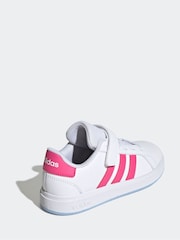 adidas Off White Grand Court 2.0 Trainers - Image 4 of 10