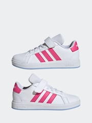 adidas Off White Grand Court 2.0 Trainers - Image 6 of 10