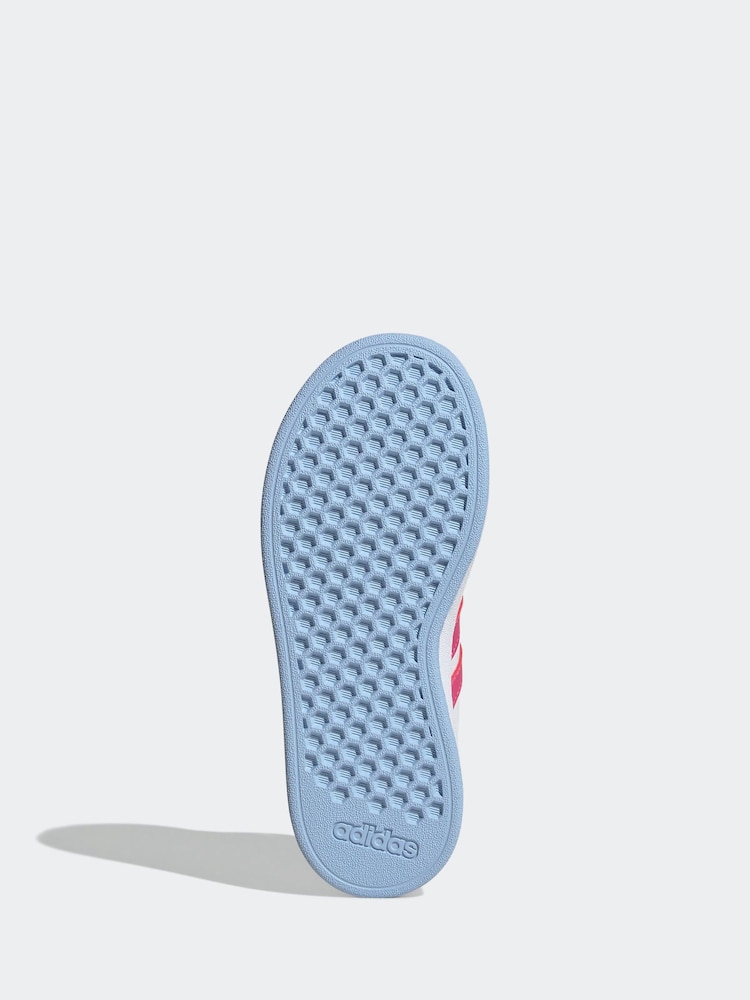 Off White - נעלי ספורט דגם Grand Court 2.0 של Adidas - Image 8 of 10