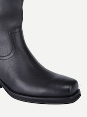 Off The Hook Ritchie Suede Leather Western Mid Calf Boots - Billede 6 af 6