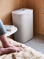 Joseph Joseph Pale Mushroom Tota 2 One 60L Easy-empty Laundry Basket - Image 1 of 5