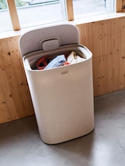 Joseph Joseph Pale Mushroom Tota 2 One 60L Easy-empty Laundry Basket - Image 2 of 5