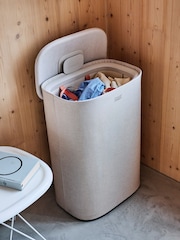 Joseph Joseph Pale Mushroom Tota 2 One 60L Easy-empty Laundry Basket - Image 3 of 5
