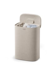 Joseph Joseph Pale Mushroom Tota 2 One 60L Easy-empty Laundry Basket - Image 5 of 5