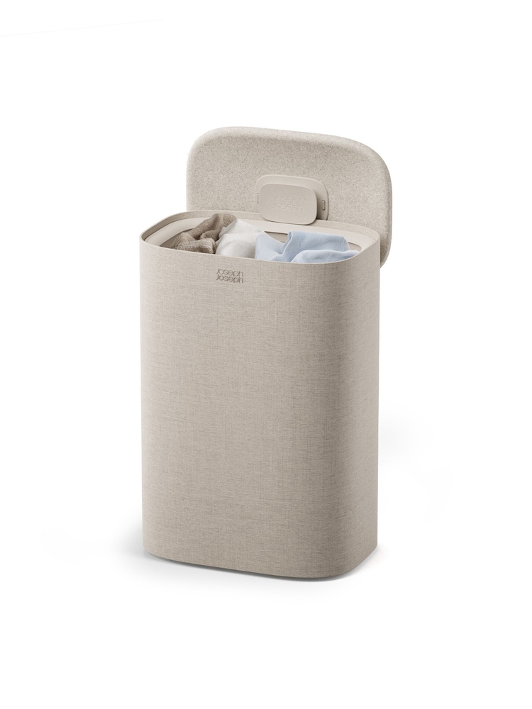 Joseph Joseph Pale Mushroom Tota 2 One 60L Easy-empty Laundry Basket - Image 5 of 5 Joseph Joseph Pale Mushroom Tota 2 One 60L Easy-empty Laundry Basket - Image 5 of 5