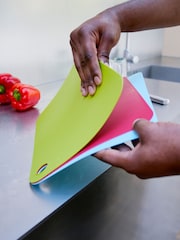 Joseph Joseph Set of 3 Multicolour Pop™ Mini Chopping Mats - Image 3 of 6