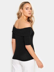 Long Tall Sally Black Bardot Top - Image 3 of 5