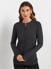 Long Tall Sally Grey Crew Neck Cardigan - Image 1 of 5