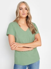 Long Tall Sally 100% Cotton Stripe T-Shirt 2 Pack - Imagen 2 de 8