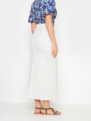 Long Tall Sally White Midaxi Denim 100% Cotton Skirt - Image 3 of 5