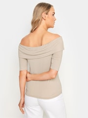Long Tall Sally Natural Bardot Top - Image 3 of 5