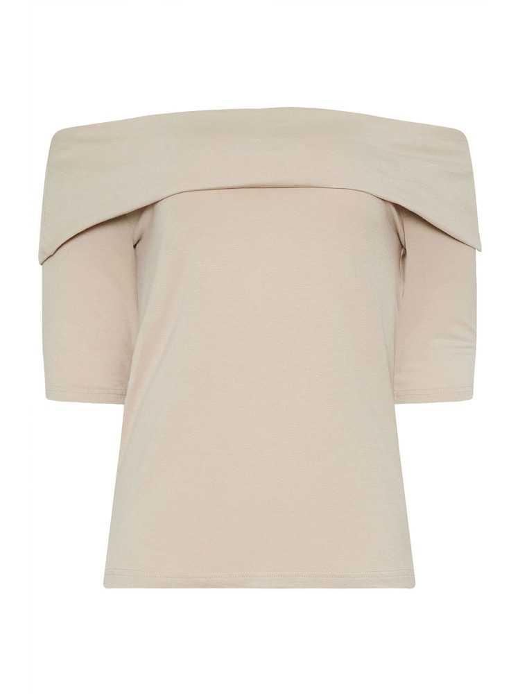 Long Tall Sally Natural Bardot Top - Image 5 of 5