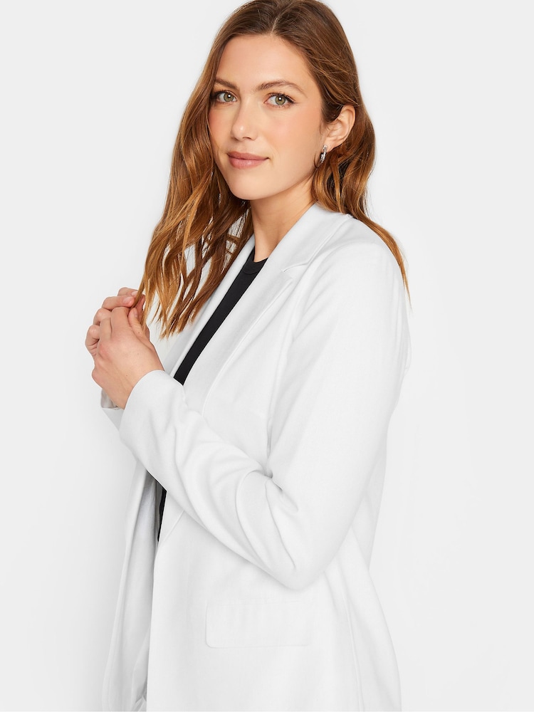 Long Tall Sally White Linen Jacket - Image 4 of 4