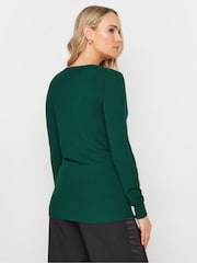 Long Tall Sally Green Crew Neck Cardigan - Image 3 of 5