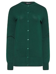 Long Tall Sally Green Crew Neck Cardigan - Image 5 of 5