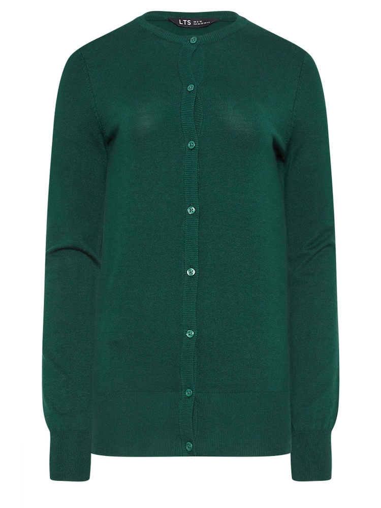 Long Tall Sally Green Crew Neck Cardigan - Image 5 of 5