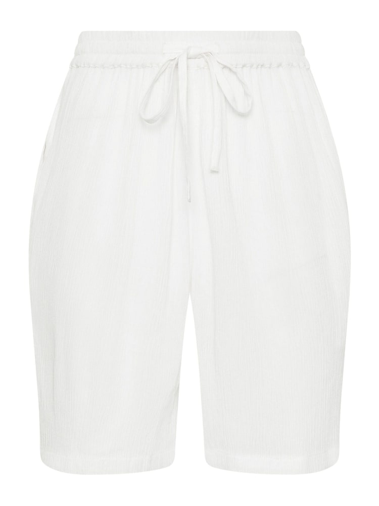 Long Tall Sally White Crinkle Shorts - Image 5 of 5