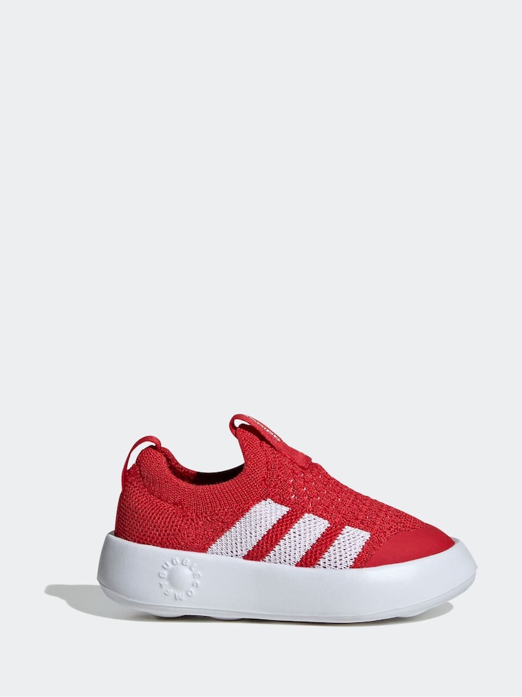 adidas Red Bubblecomfy Infant Trainers - Image 1 of 10