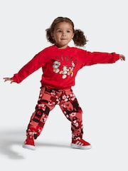 adidas Red Bubblecomfy Infant Trainers - Image 10 of 10