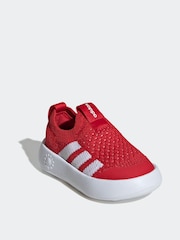 adidas Red Bubblecomfy Infant Trainers - Image 3 of 10