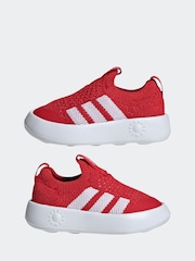 adidas Red Bubblecomfy Infant Trainers - Image 5 of 10