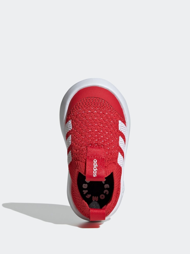 adidas Red Bubblecomfy Infant Trainers - Image 6 of 10