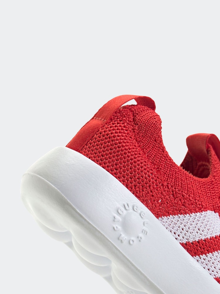 adidas Red Bubblecomfy Infant Trainers - Image 9 of 10
