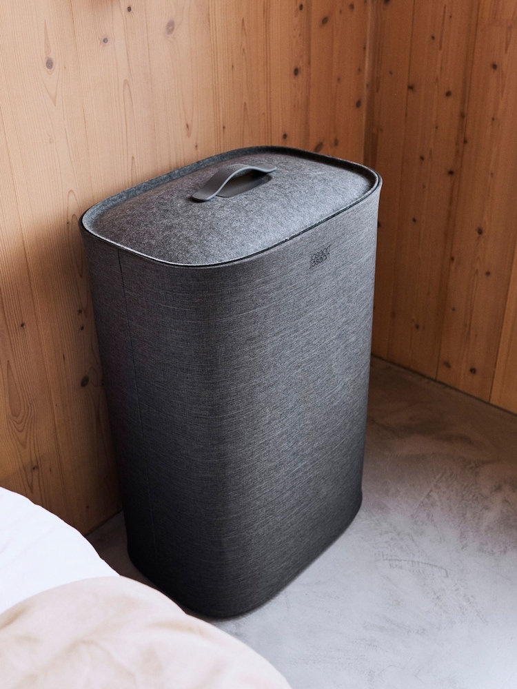 Joseph Joseph Forest Grey Tota 2 One 60L Easy-empty Laundry Basket - Image 1 of 5 Joseph Joseph Forest Grey Tota 2 One 60L Easy-empty Laundry Basket - Image 1 of 5
