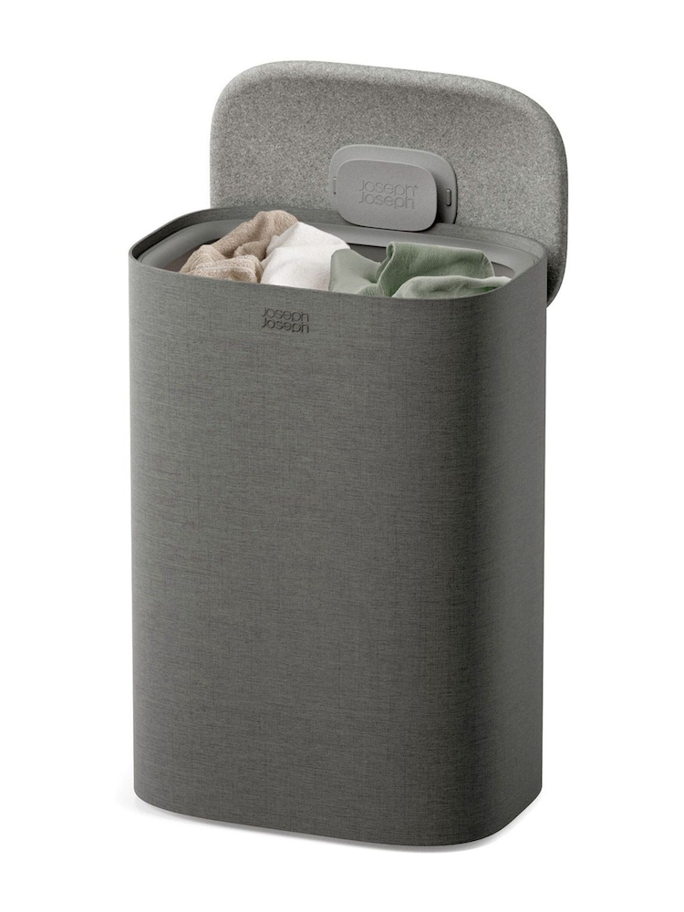 Joseph Joseph Forest Grey Tota 2 One 60L Easy-empty Laundry Basket - Image 5 of 5 Joseph Joseph Forest Grey Tota 2 One 60L Easy-empty Laundry Basket - Image 5 of 5