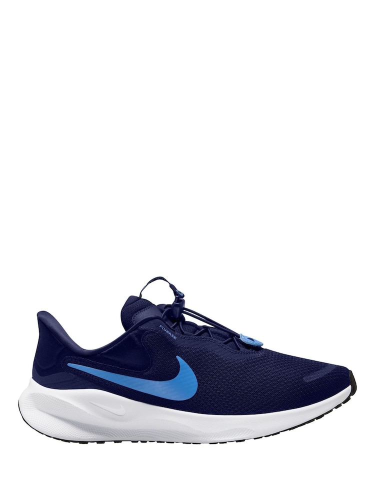 Nike Navy Revolution 7 EasyOn Road Running Trainers - Image 1 of 4