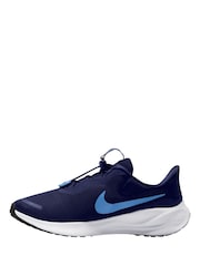 Nike Navy Revolution 7 EasyOn Road Running Trainers - Image 2 of 4