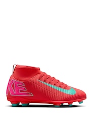 Naranja - Botas de fútbol infantiles con diseño multiterreno Mercurial Superfly 10 Club de Nike - Imagen 1 de 8