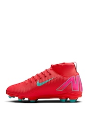 Naranja - Botas de fútbol infantiles con diseño multiterreno Mercurial Superfly 10 Club de Nike - Imagen 2 de 8