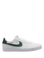 Nike White/Blue Court Shot Trainers - Image 1 of 4