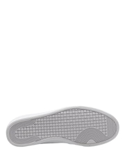 Nike White/Blue Court Shot Trainers - Image 4 of 4