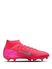 Nike Orange Adults Zoom Mercurial Superfly 10 Academy Soft Ground Football Boots - Image 1 of 12