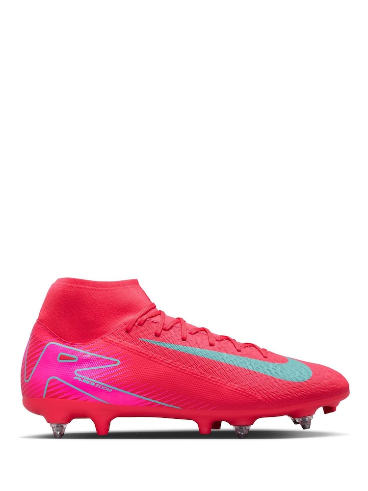 Nike Orange Adults Zoom Mercurial Superfly 10 Academy Soft Ground Football Boots - Image 3 of 12