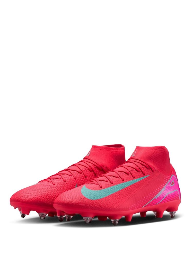 Nike Orange Adults Zoom Mercurial Superfly 10 Academy Soft Ground Football Boots - Image 5 of 12