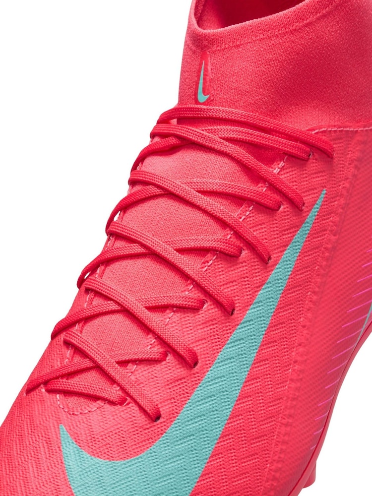 Nike Orange Adults Zoom Mercurial Superfly 10 Academy Soft Ground Football Boots - Image 9 of 12