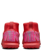Nike Orange Kids Mercurial Superfly Club Turf Football Boots - Image 3 of 10